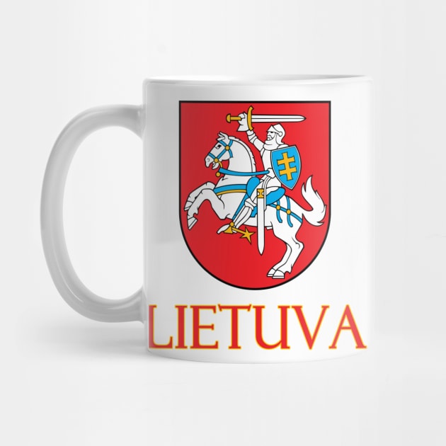 Lithuania - Coat of Arms Design (Lithuanian Text) by Naves